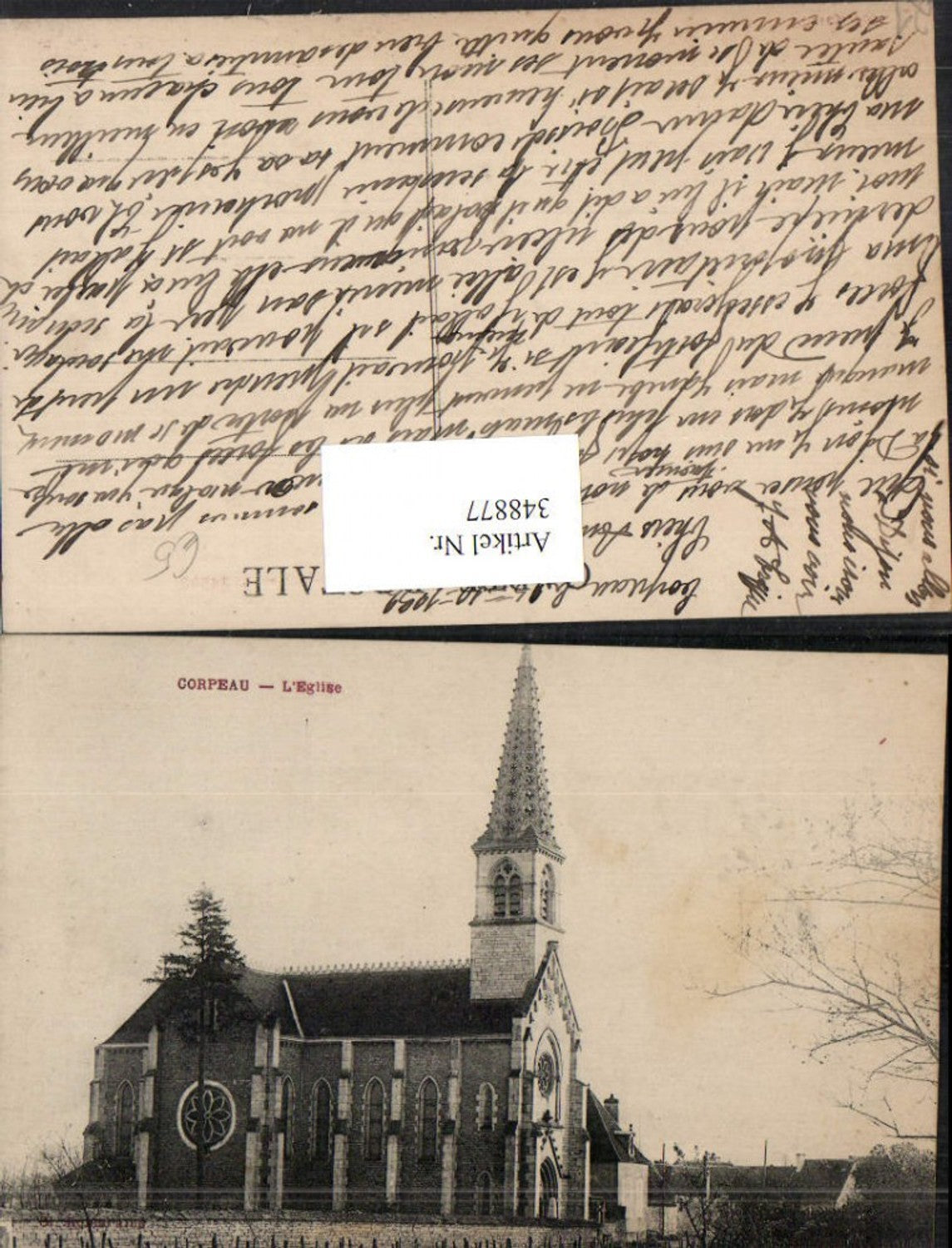 348877,Burgund Cote-Or Corpeau L'Eglise Kirche