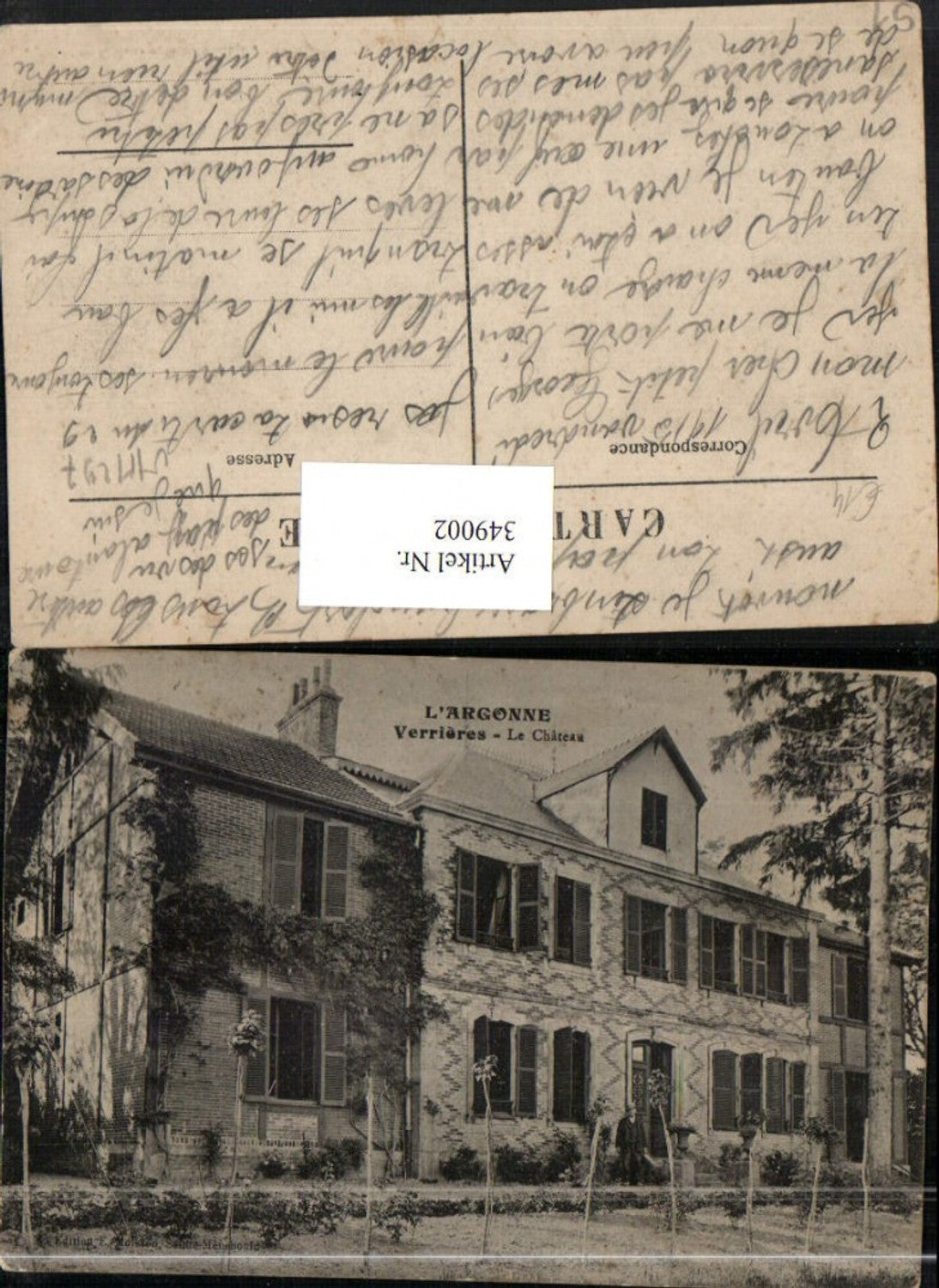 349002,Champagne-Ardenne Marne Argonne Verrieres Le Chateau Schloss