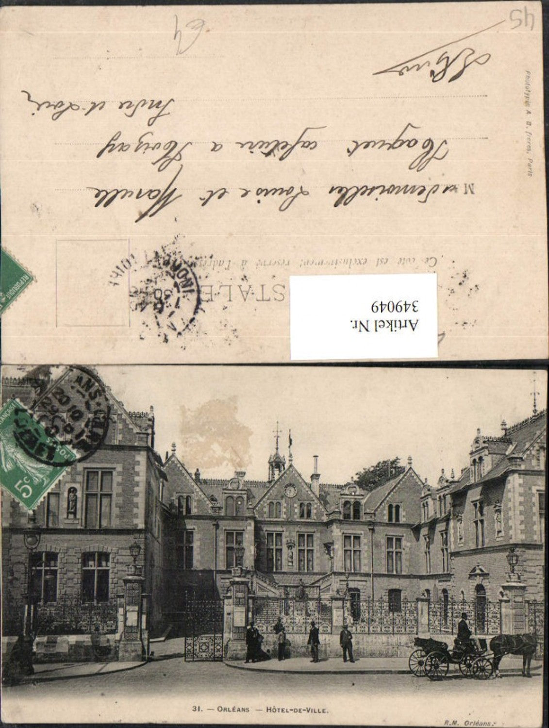 349049,Centre Loiret Orleans Hotel-de-Ville Rathaus