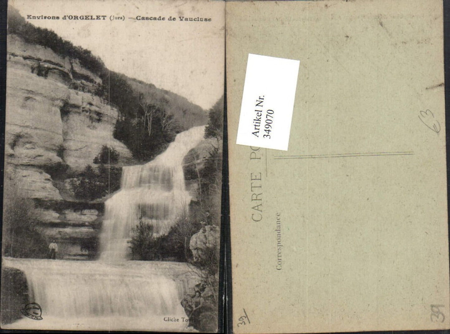 349070,Franche-Comte Jura Orgelet Cascade de Vaucluse Wasserfall