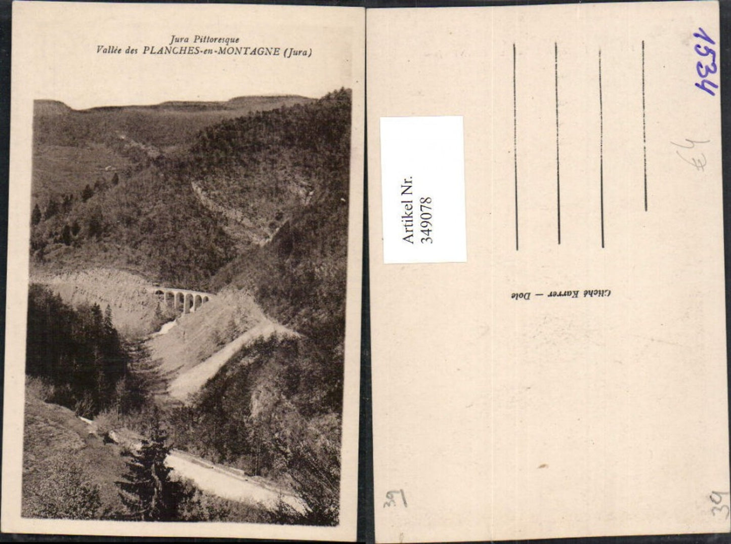 349078,Franche-Comte Jura Vallee des Planches-en-Montagne Viadukt