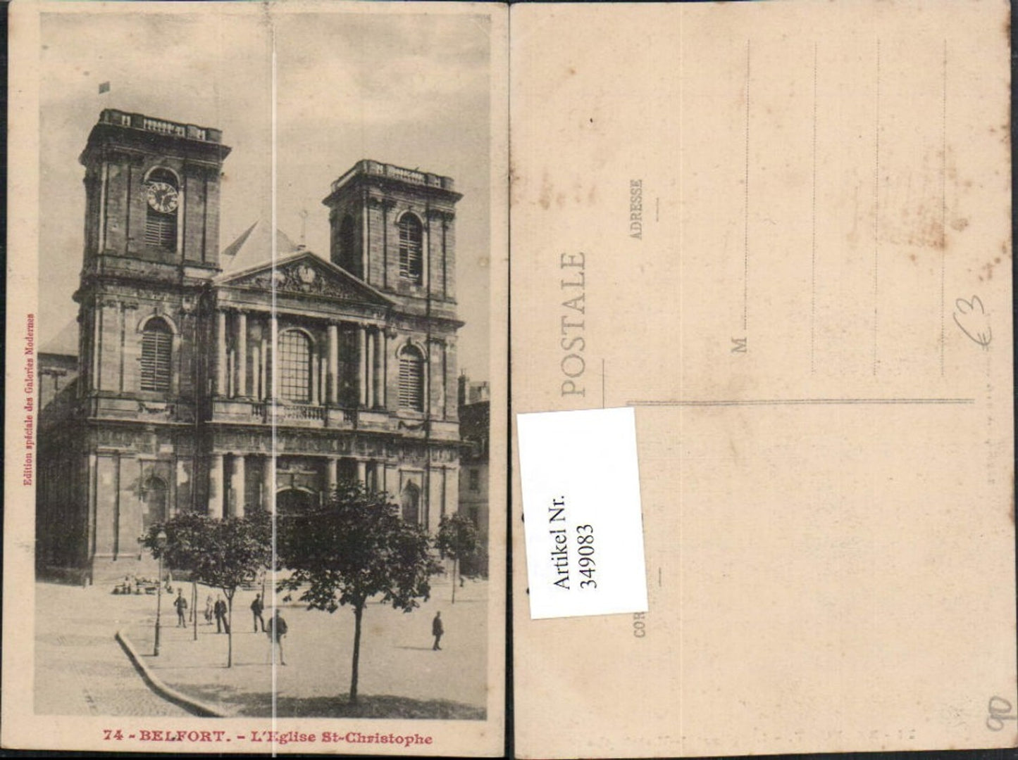 349083,Franche-Comte Territoire-de-Belfort Belfort L'Eglise St-Christophe Kirche