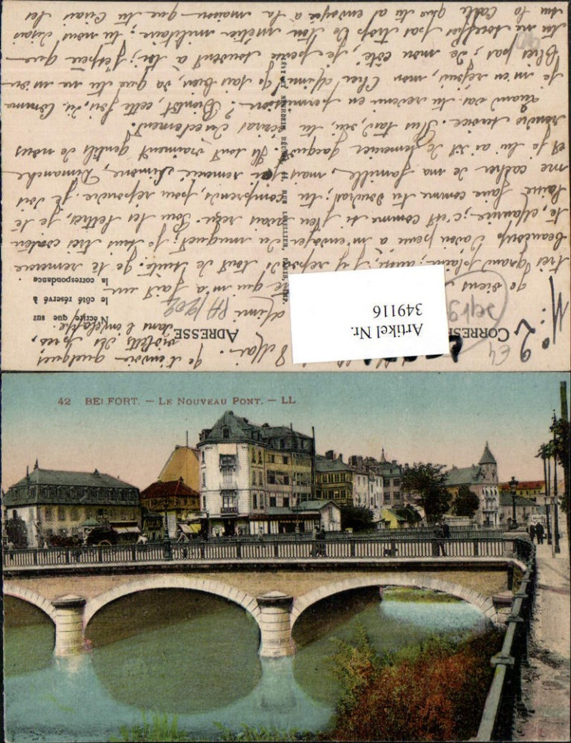 349116,Franche-Comte Territoire-de-Belfort Belfort Le Nouveau Pont Brücke