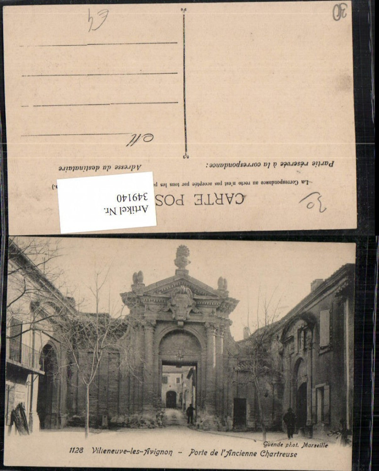 349140,Languedoc-Roussillon Gard Villeneuve-les-Avignon Porte de l'Ancienne Chartreuse
