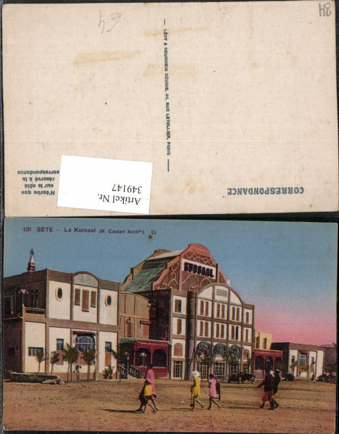 349147,Languedoc-Roussillon Herault Sete Le Kursaal Gebäude