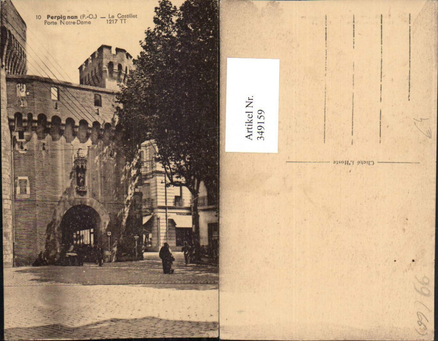 349159,Languedoc-Roussillon Perpignan Le Castillet Porte Notre-Dame