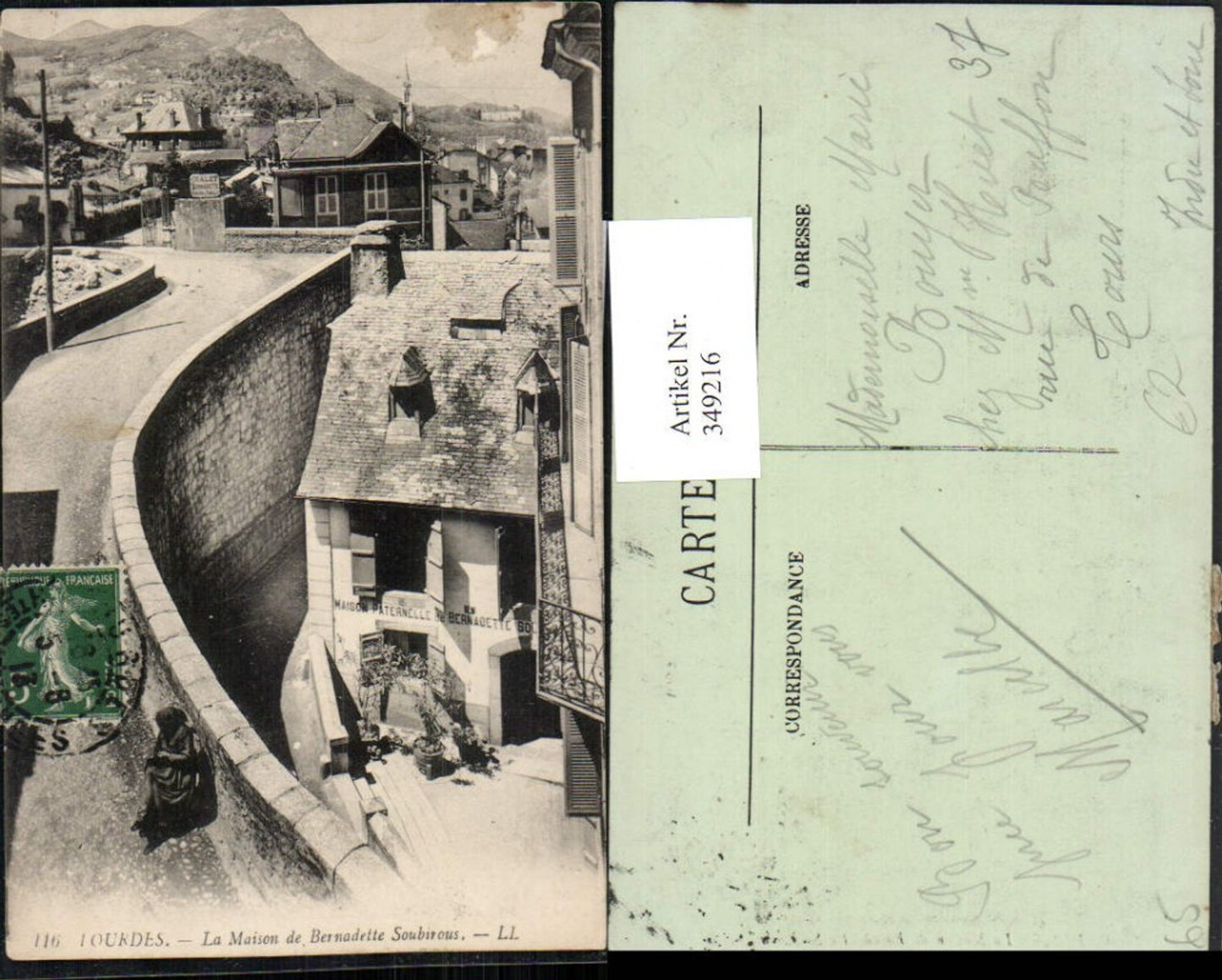 349216,Midi-Pyrenees Hautes-Pyrenees Lourdes La Maison de Bernadette Soubirous