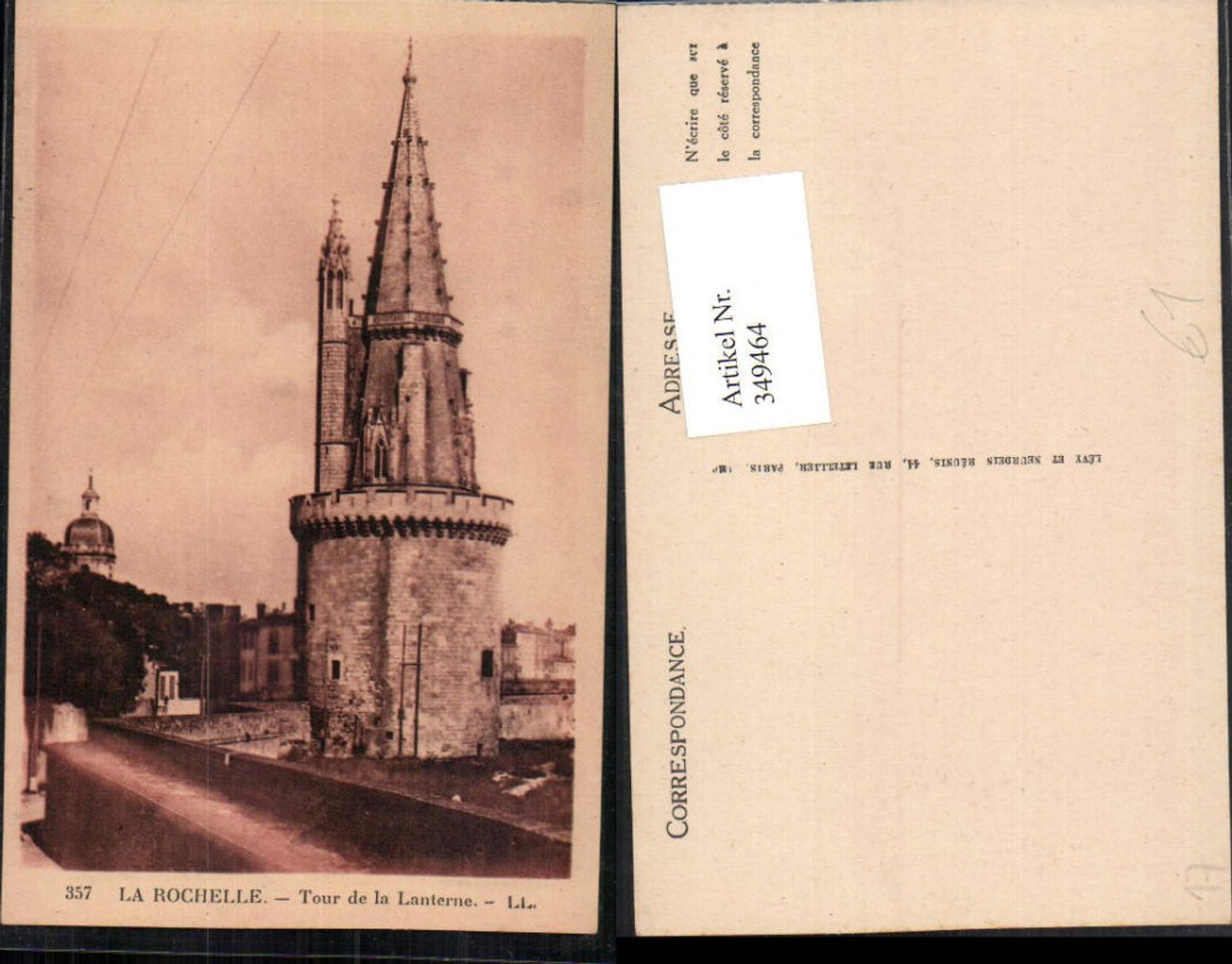 349464,Poitou-Charentes Charente-Maritime La Rochelle Tour de la Lanterne Turm