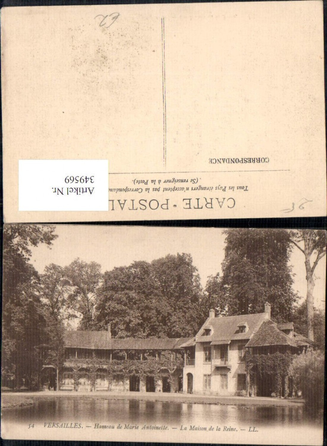 349569,Ile-de-France Yvelines Versailles Homeau de Marie Antoinette La Maison de la Reine