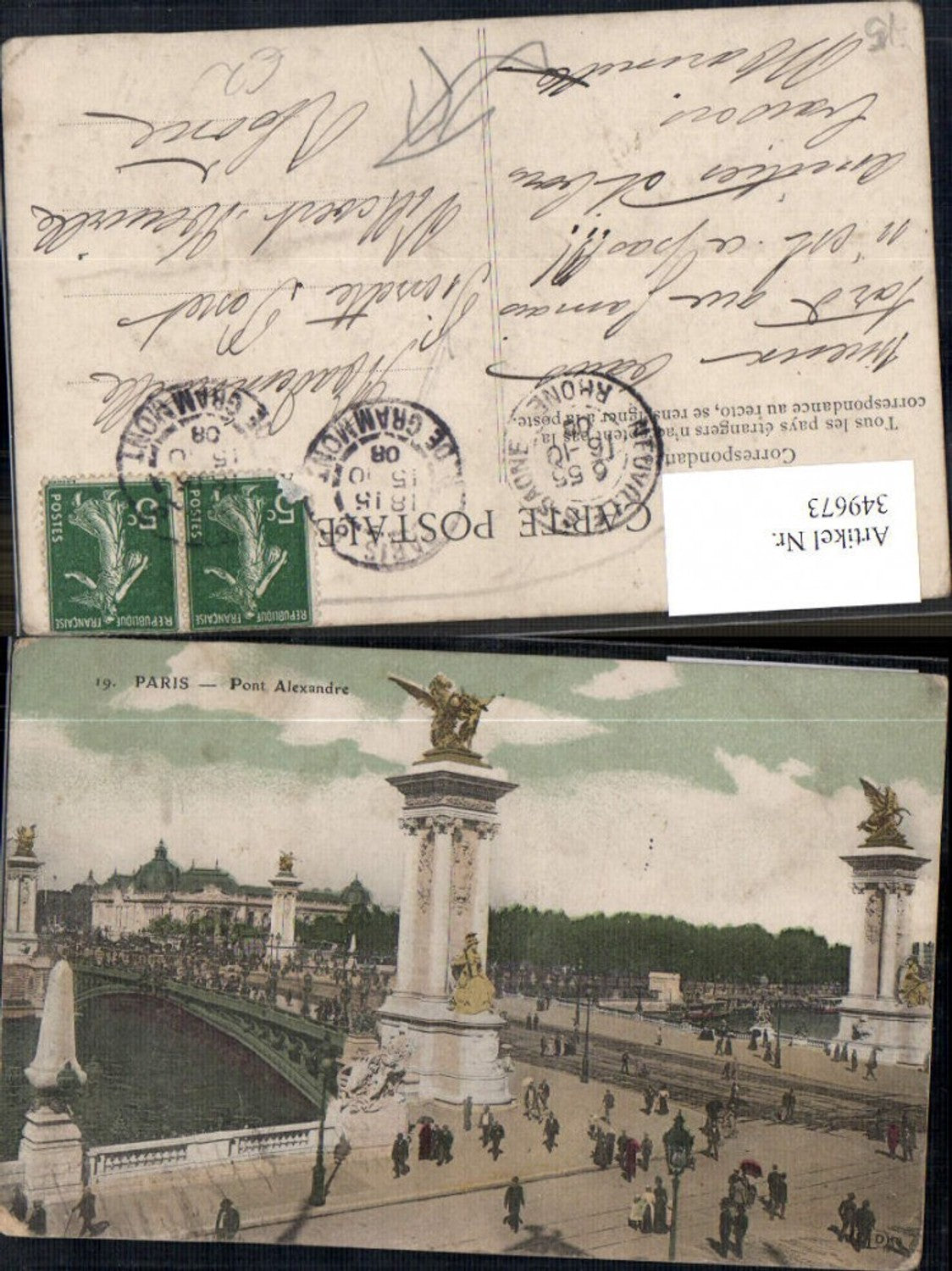 349673,Ile-de-France Paris Pont Alexandre Brücke