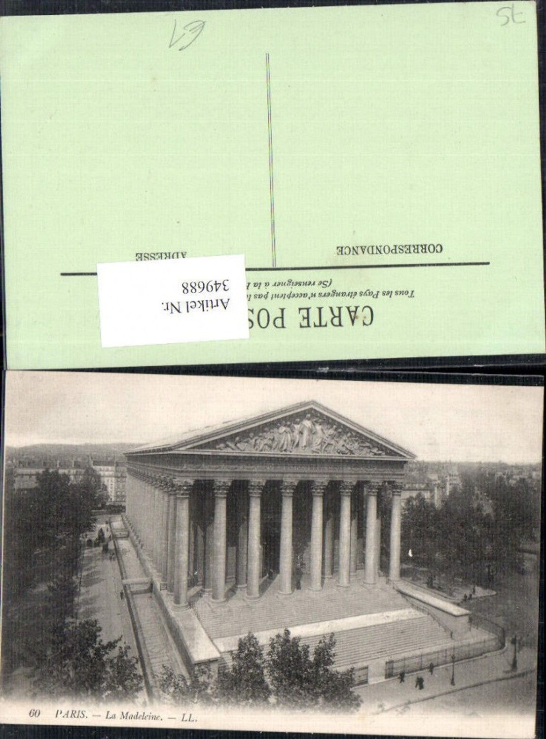 349688,Ile-de-France Paris La Madeleine Kirche