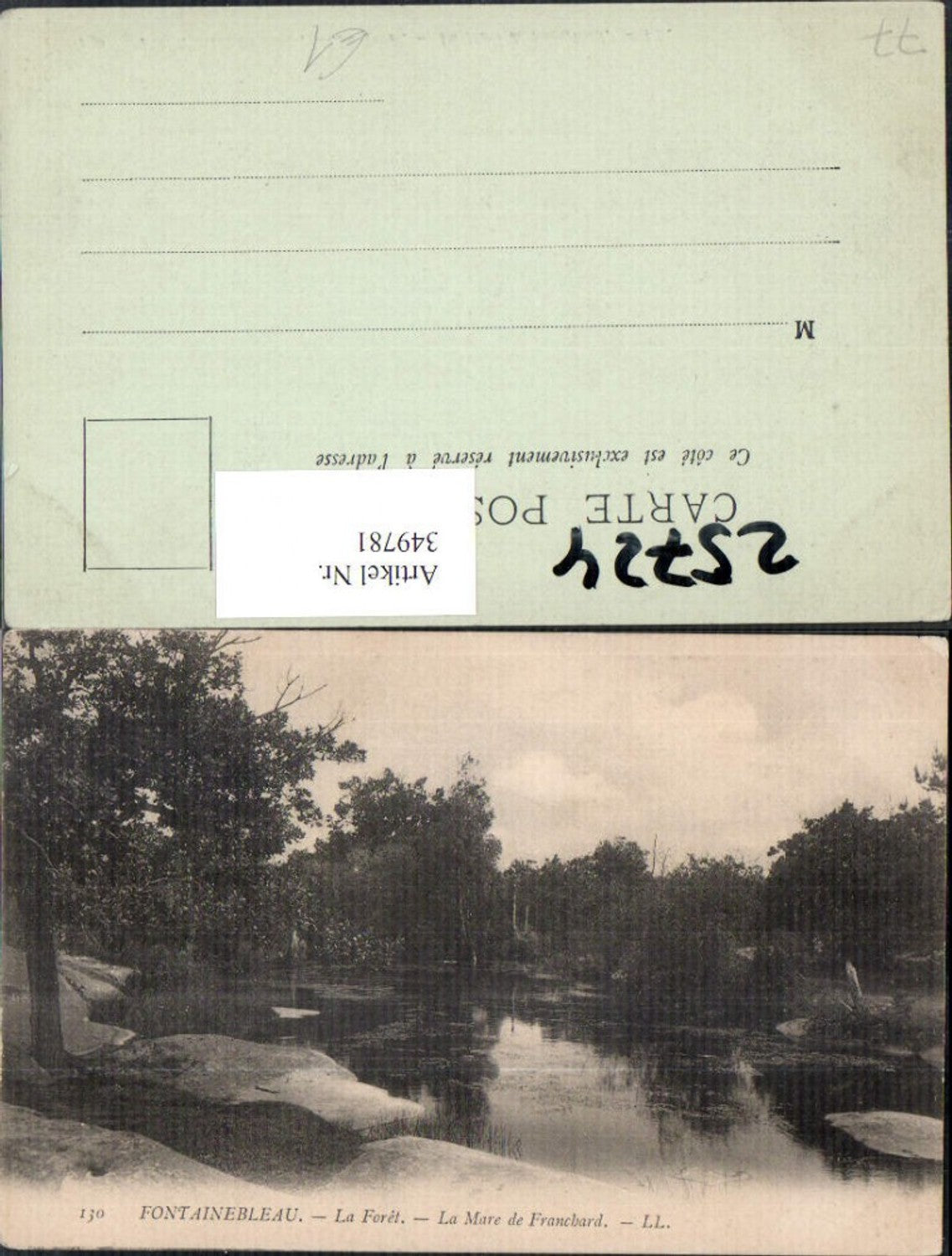 349781,Ile-de-France Seine-et-Marne Fontainebleau La Foret La Mare de Franchard