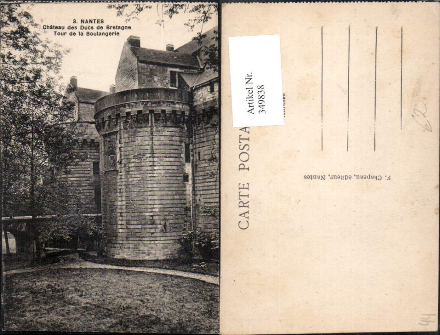 349838,Pays de la Loire Loire-Atlantique Nantes Chateau des Ducs de Bretagne