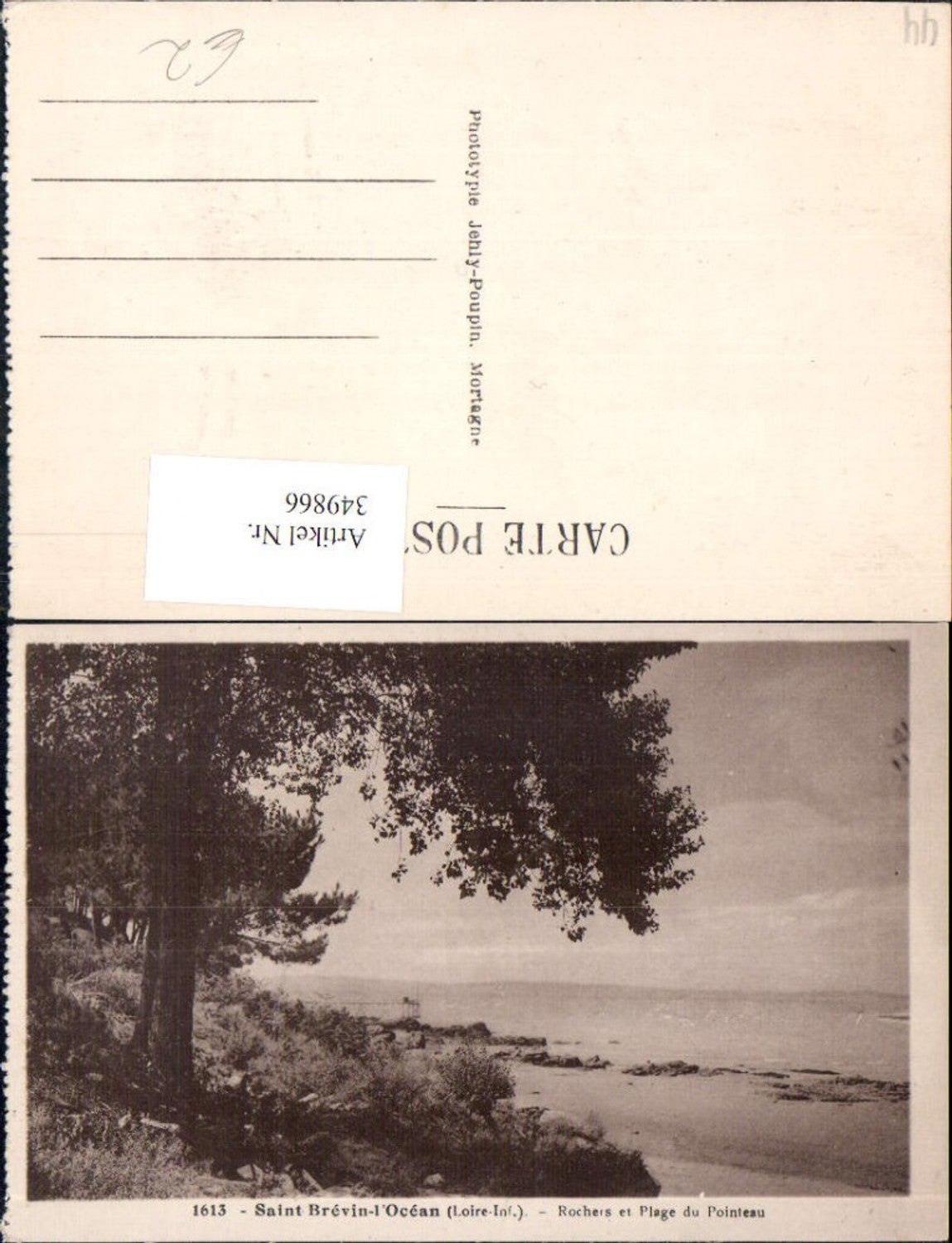 349866,Pays de la Loire Loire-Atlantique Saint-Brevin-l Ocean Rochers and Plage du Pointeau