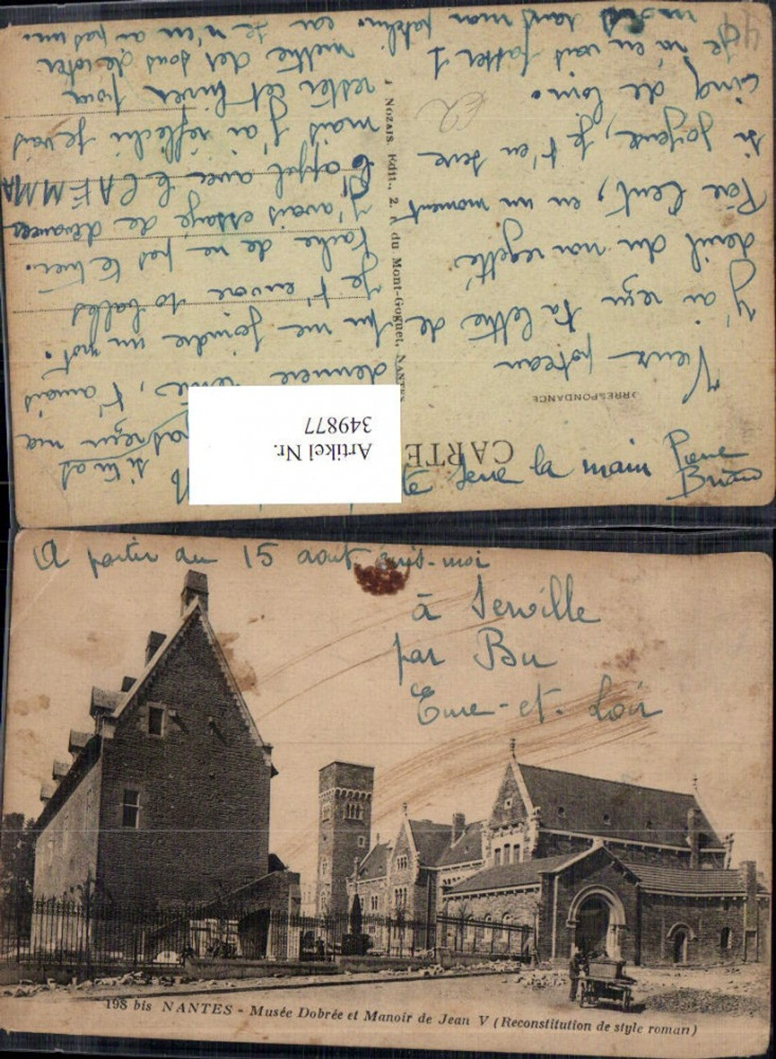 349877,Pays de la Loire Loire-Atlantique Nantes Musee Dobree et Manoir de Jean V