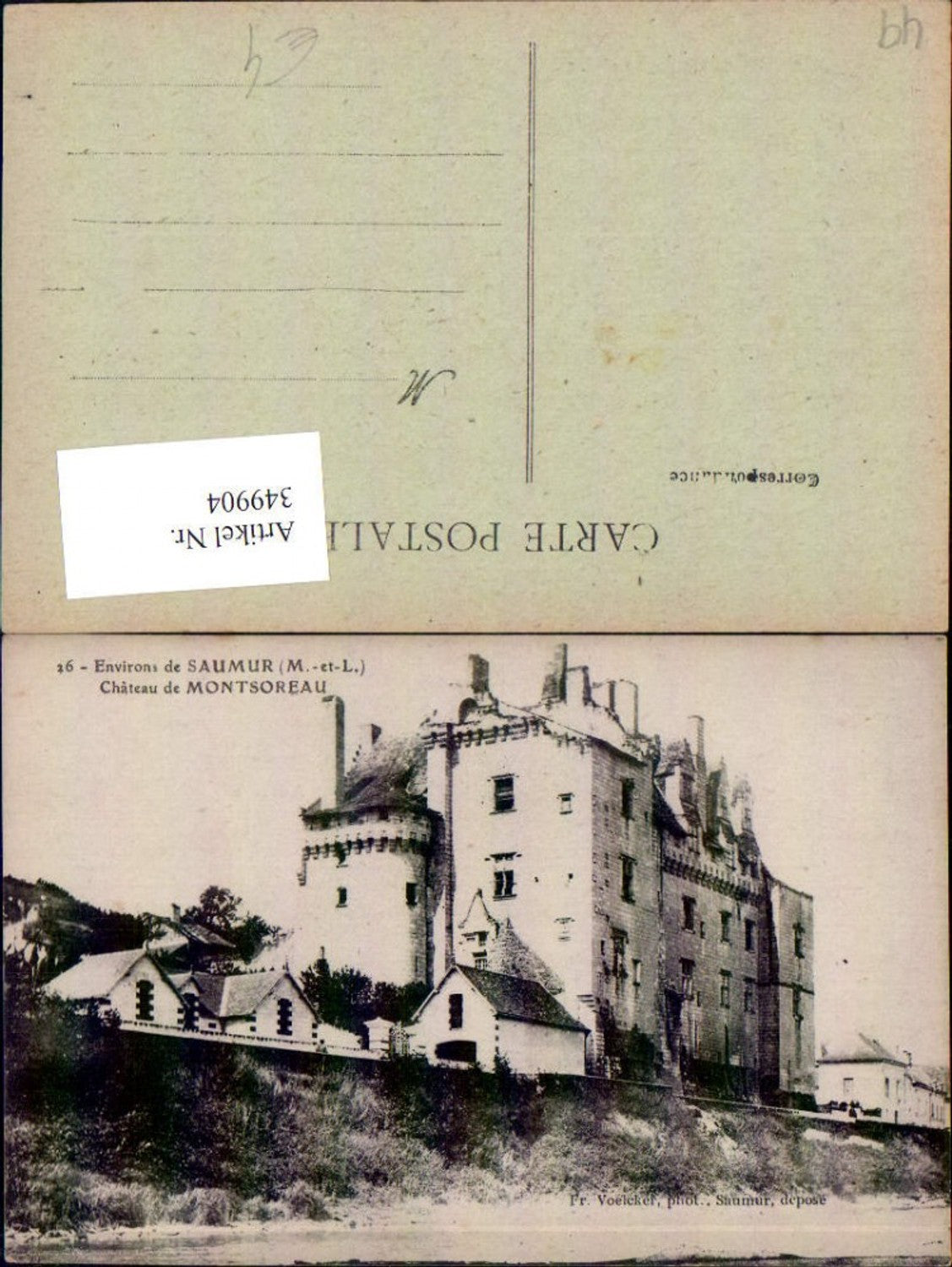 349904,Pays de la Loire Maine-et-Loire Environs de Saumur Chateau de Montsoreau Schloss