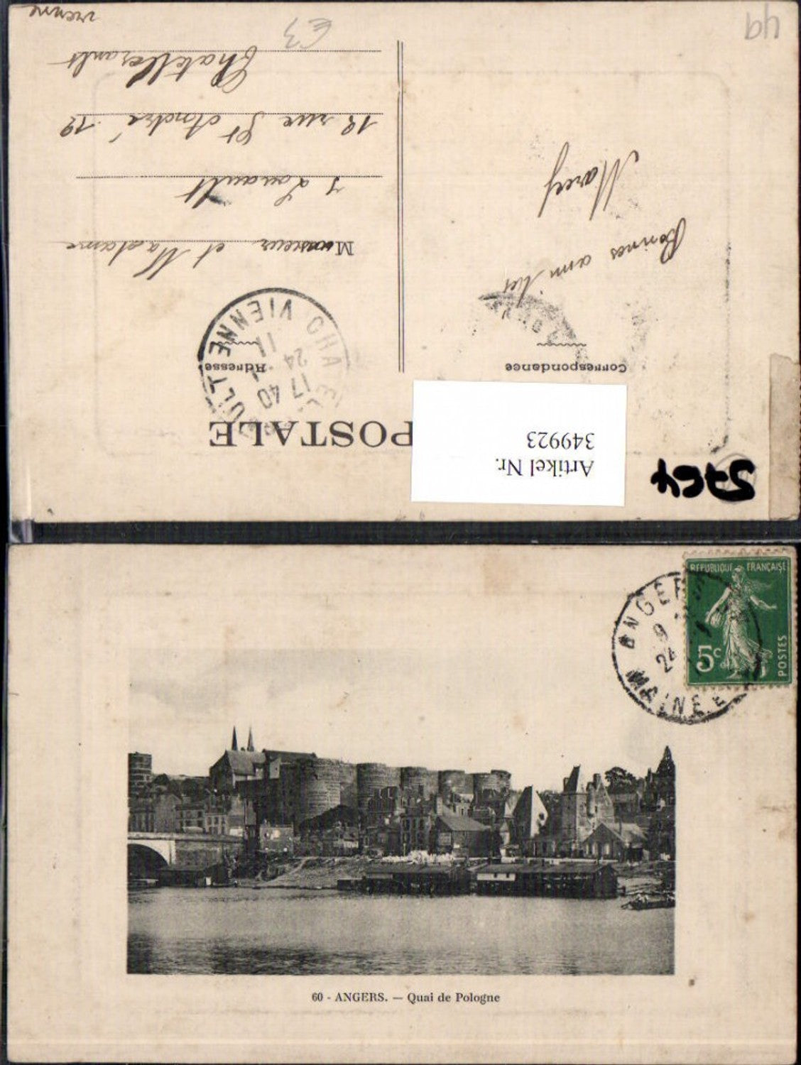 349923,Pays de la Loire Maine-et-Loire Angers Quai de Pologne