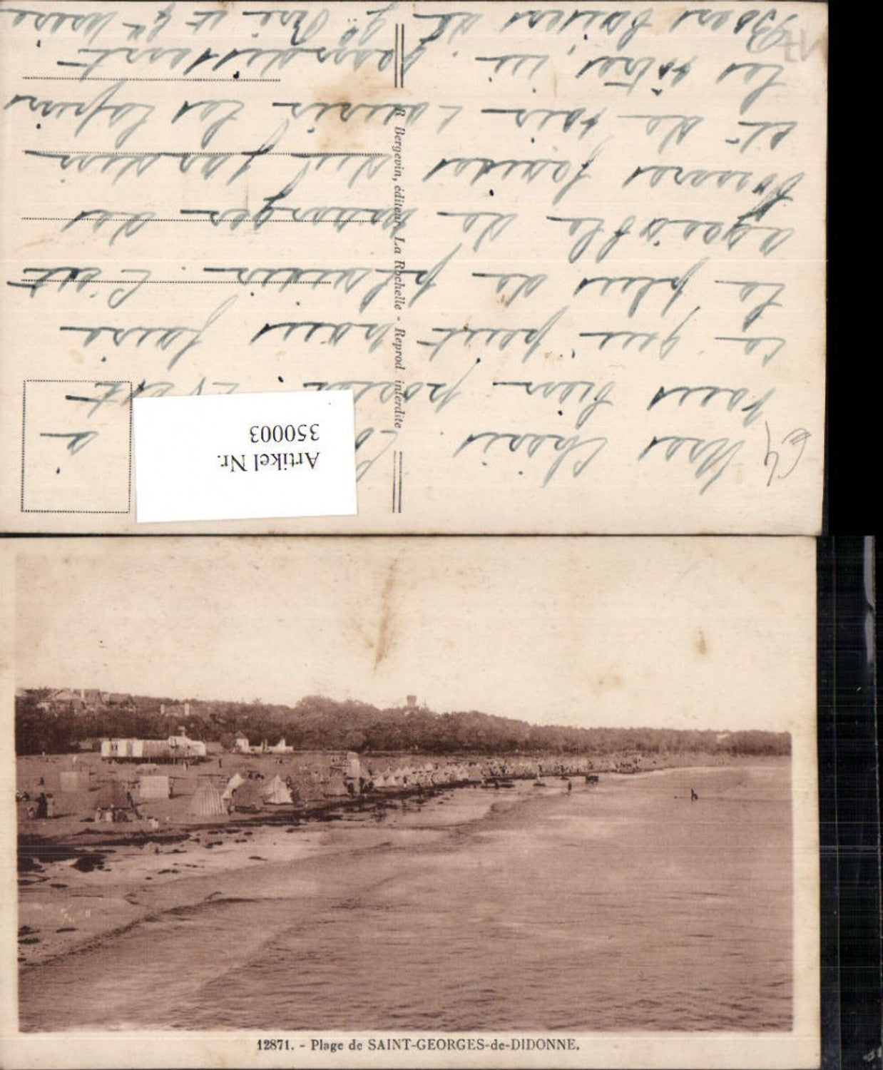 350003,Poitou-Charentes Charente-Maritime Plage de Saint-Georges-de-Didonne Strand