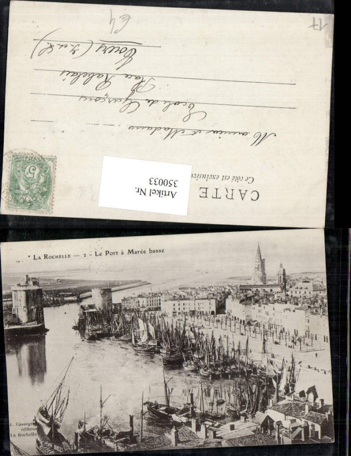 350033,Poitou-Charentes Charente-Maritime La Rochelle Le Port a Maree basse Hafen Boote