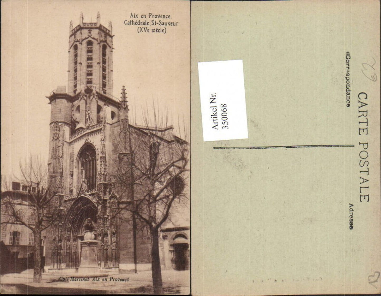 350068,Provence-Alpes-Cote-Azur Bouches-de-Rhone Aix-en-Provence Cathedrale St-Sauveur Kirche