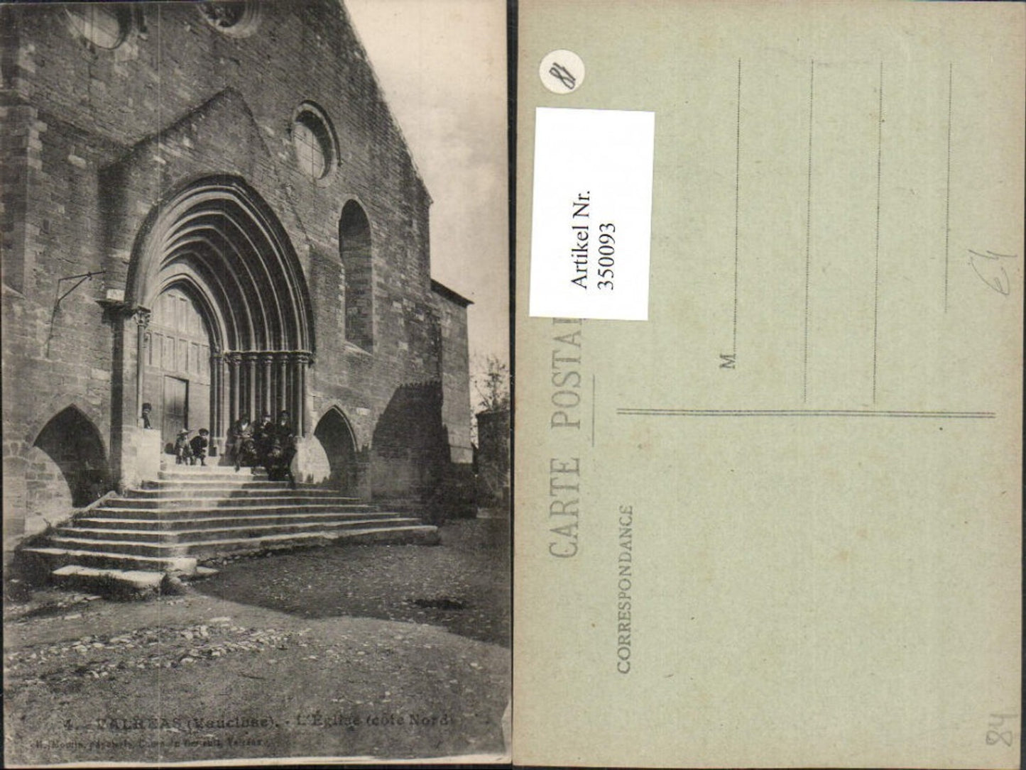 350093,Provence-Alpes-Cote-Azur Vaucluse Valreas L'Eglise Kirche