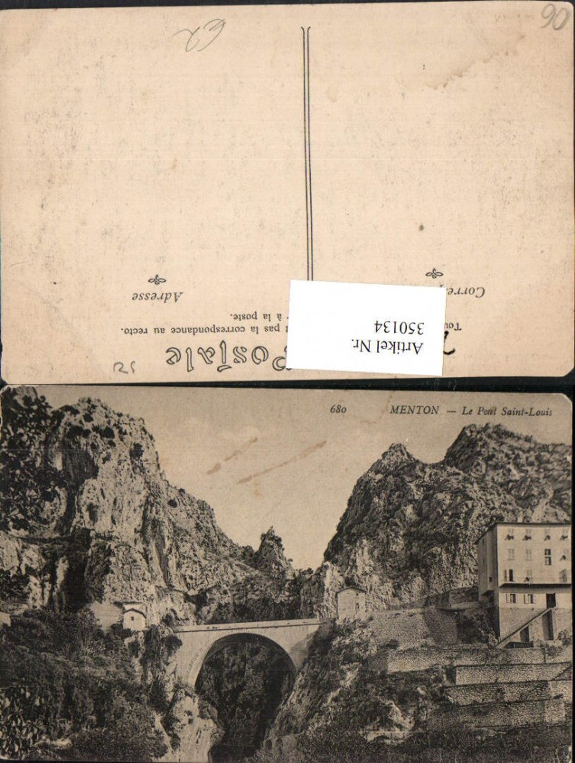 350134,Provence-Alpes-Cote-Azur Alpes-Maritimes Menton Le Pont Saint-Louis Brücke