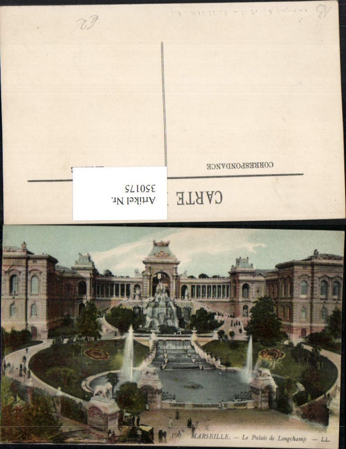 350175,Provence-Alpes-Cote-Azur Bouches-de-Rhone Marseille Le Palais de Longchamp