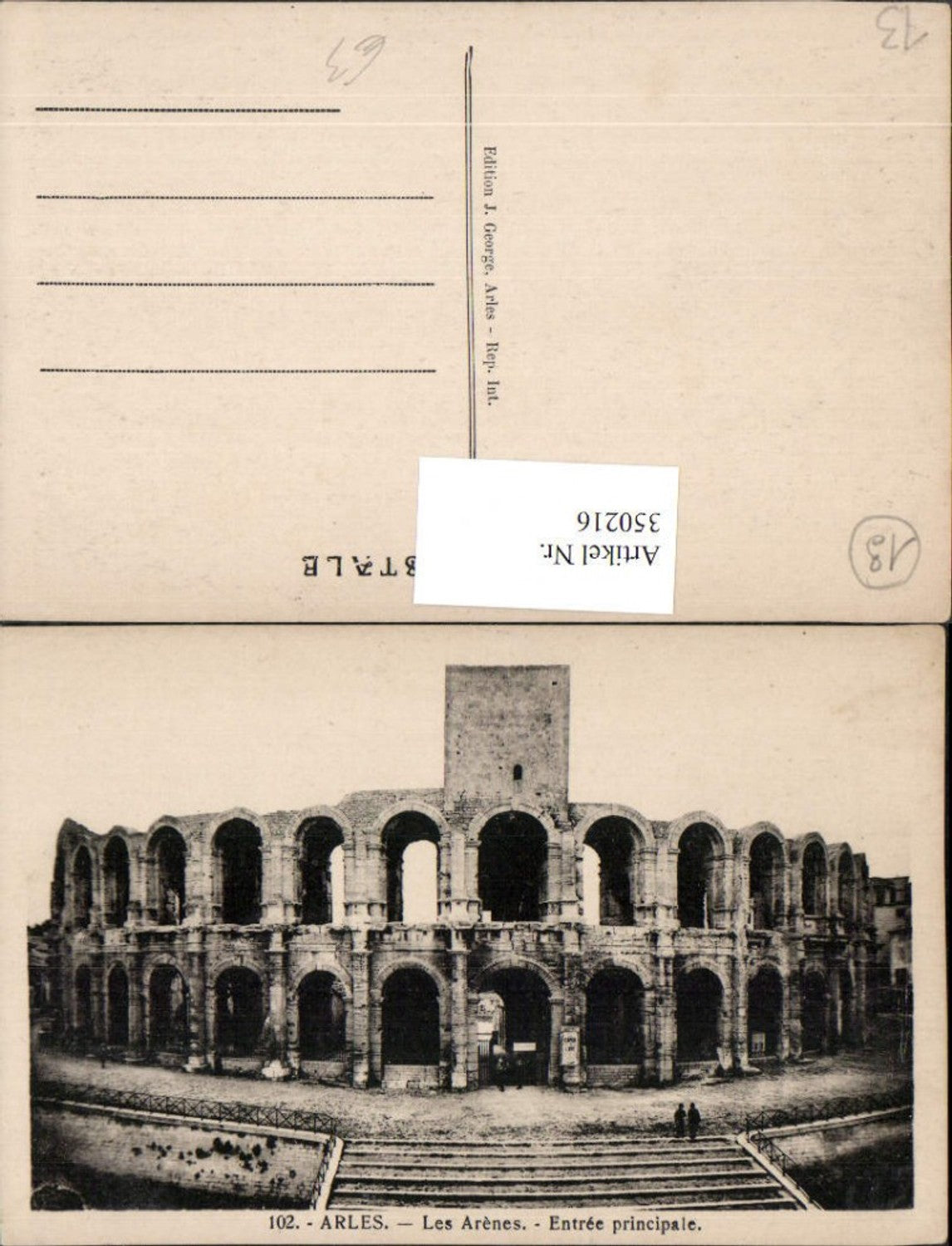 350216,Provence-Alpes-Cote-Azur Bouches-de-Rhone Arles Les Arenes Arena