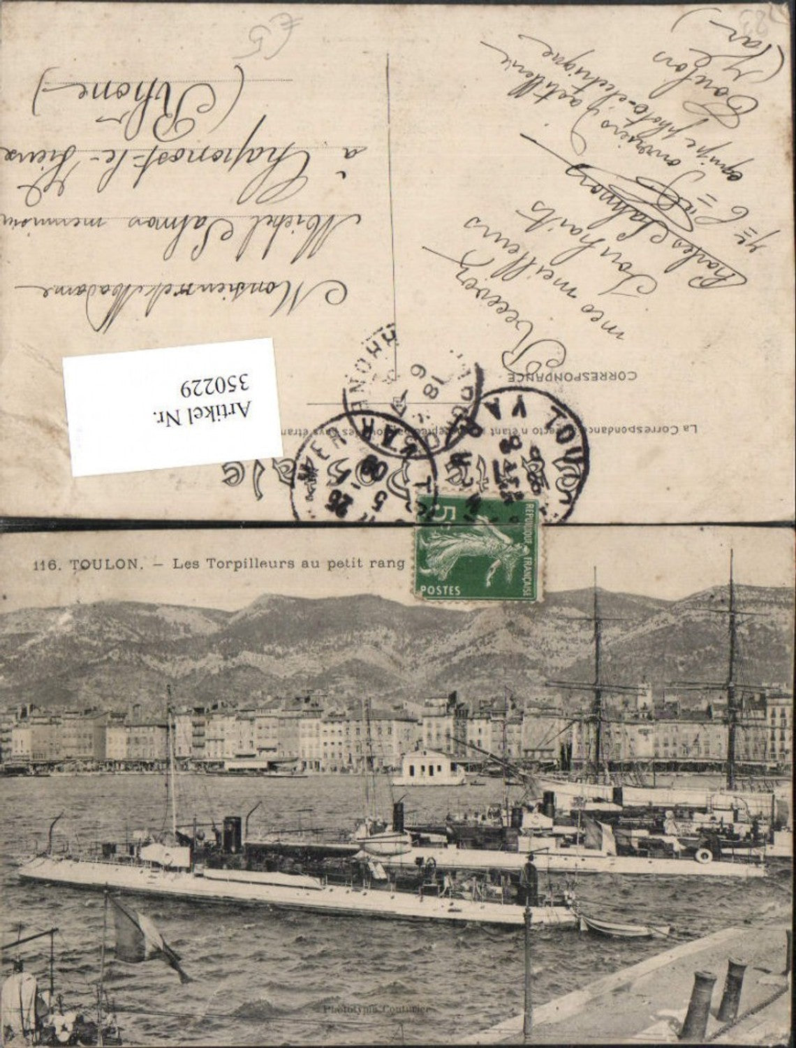 350229,Provence-Alpes-Cote-Azur Var Toulon Les Torpilleurs au petit rang Dampfer Schiffe