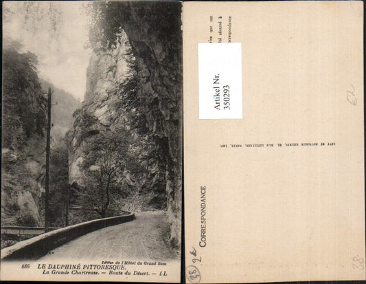 350293,Rhone-Alpes Isere Dauphine La Grande Chartreuse Route du Desert
