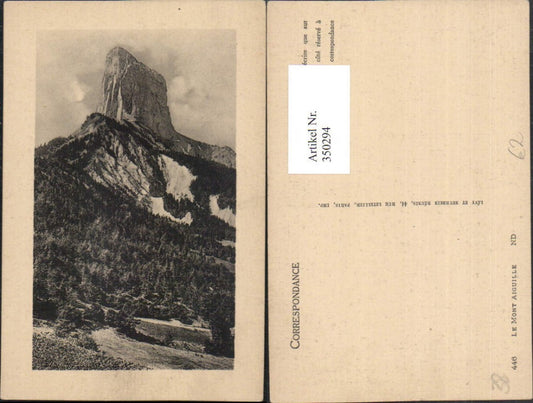 350294,Rhone-Alpes Isere Le Mont Aiguille Bergkulisse