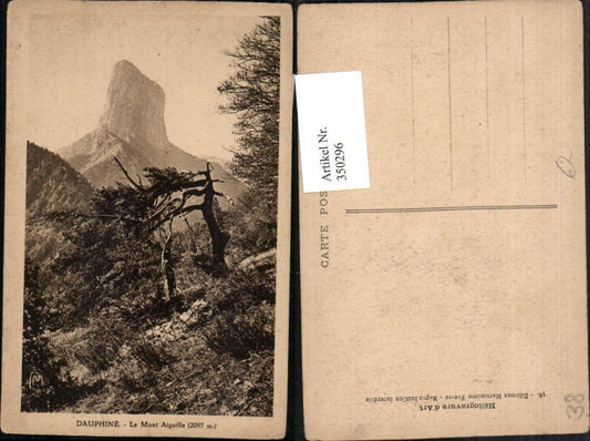 350296,Rhone-Alpes Isere Dauphine Le Mont Aiguille Bergkulisse
