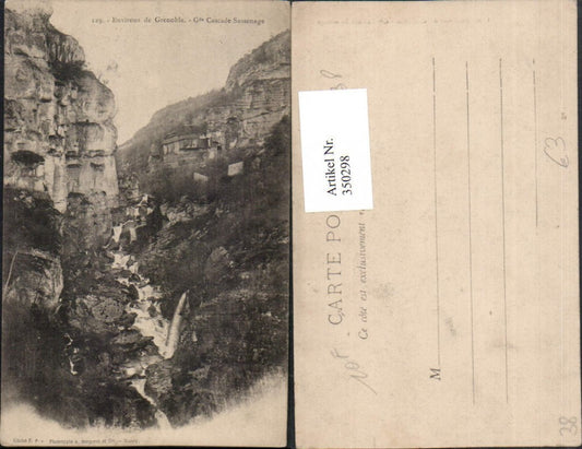 350298,Rhone-Alpes Isere Grenoble Grande Cascade Sassenage