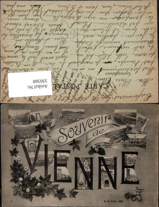 350360,Rhone-Alpes Isere Vienne Collage Mehrbildkarte