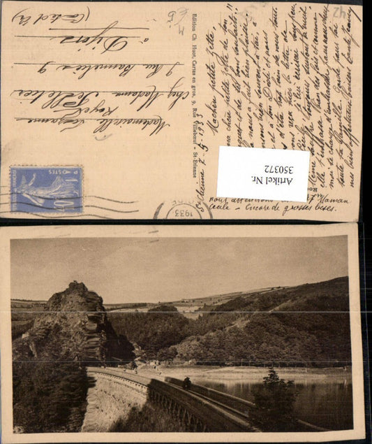 350372,Rhone-Alpes Isere Loire Saint-Etienne Rochetaillee Le Barrage Talsperre