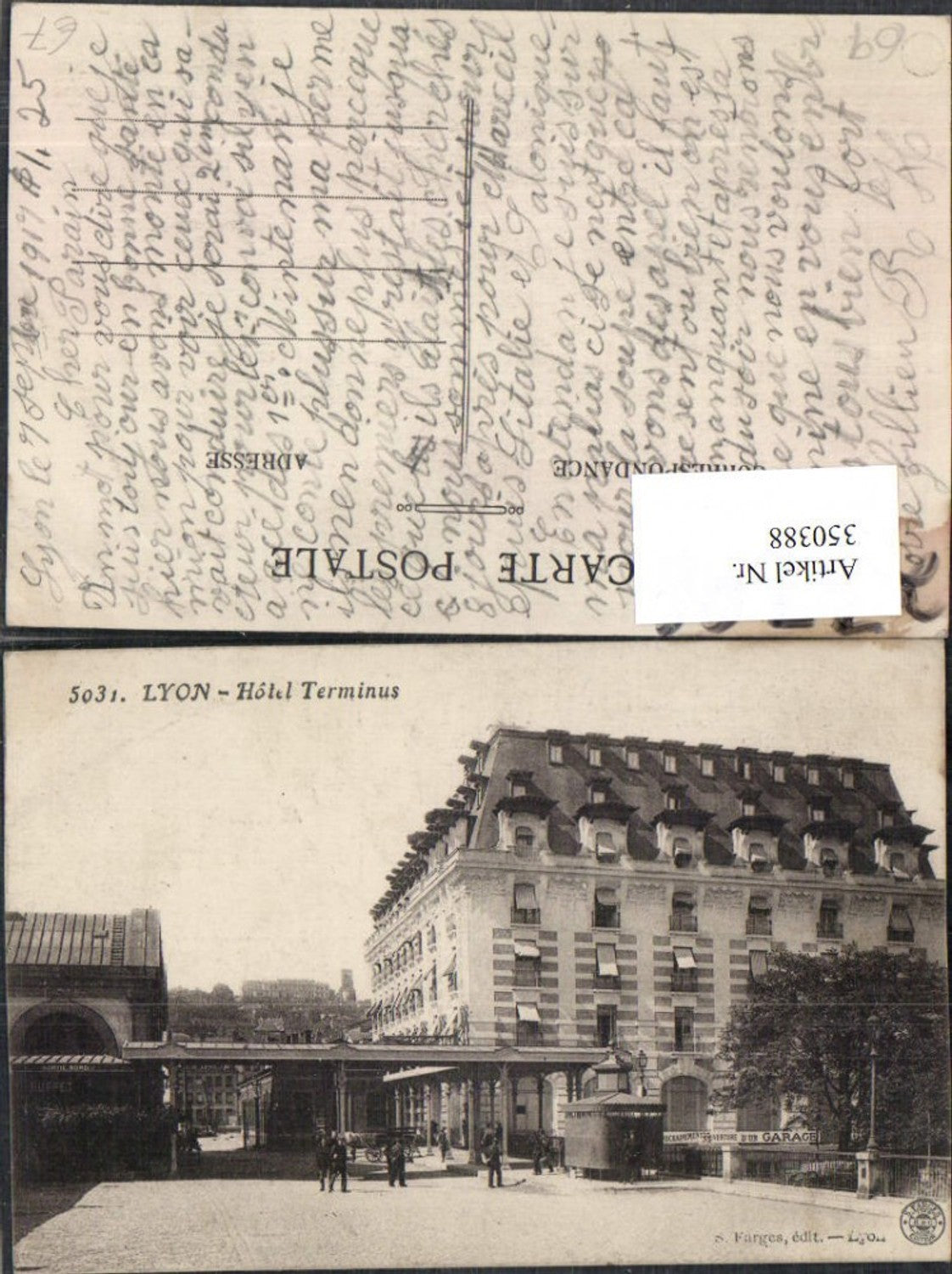 350388,Rhone-Alpes Isere Rhone Lyon Hotel Terminus