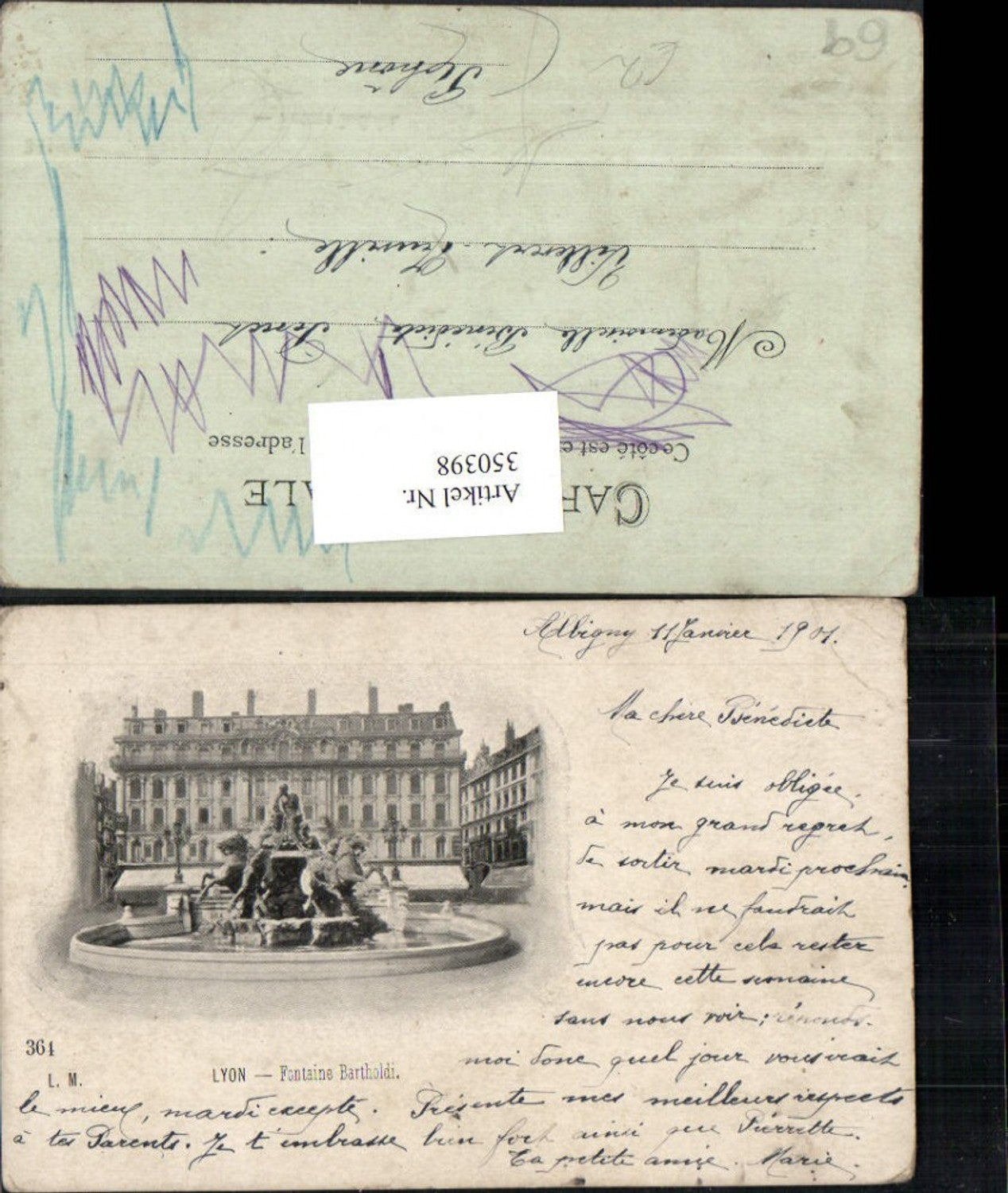 350398,Rhone-Alpes Isere Rhone Lyon Fontaine Bartholdi Brunnen