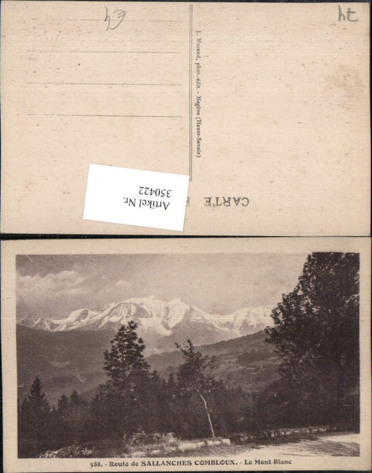 350422,Rhone-Alpes Isere Haute-Savoie Route de Sallanches Combloux Mont-Blanc Bergkulisse
