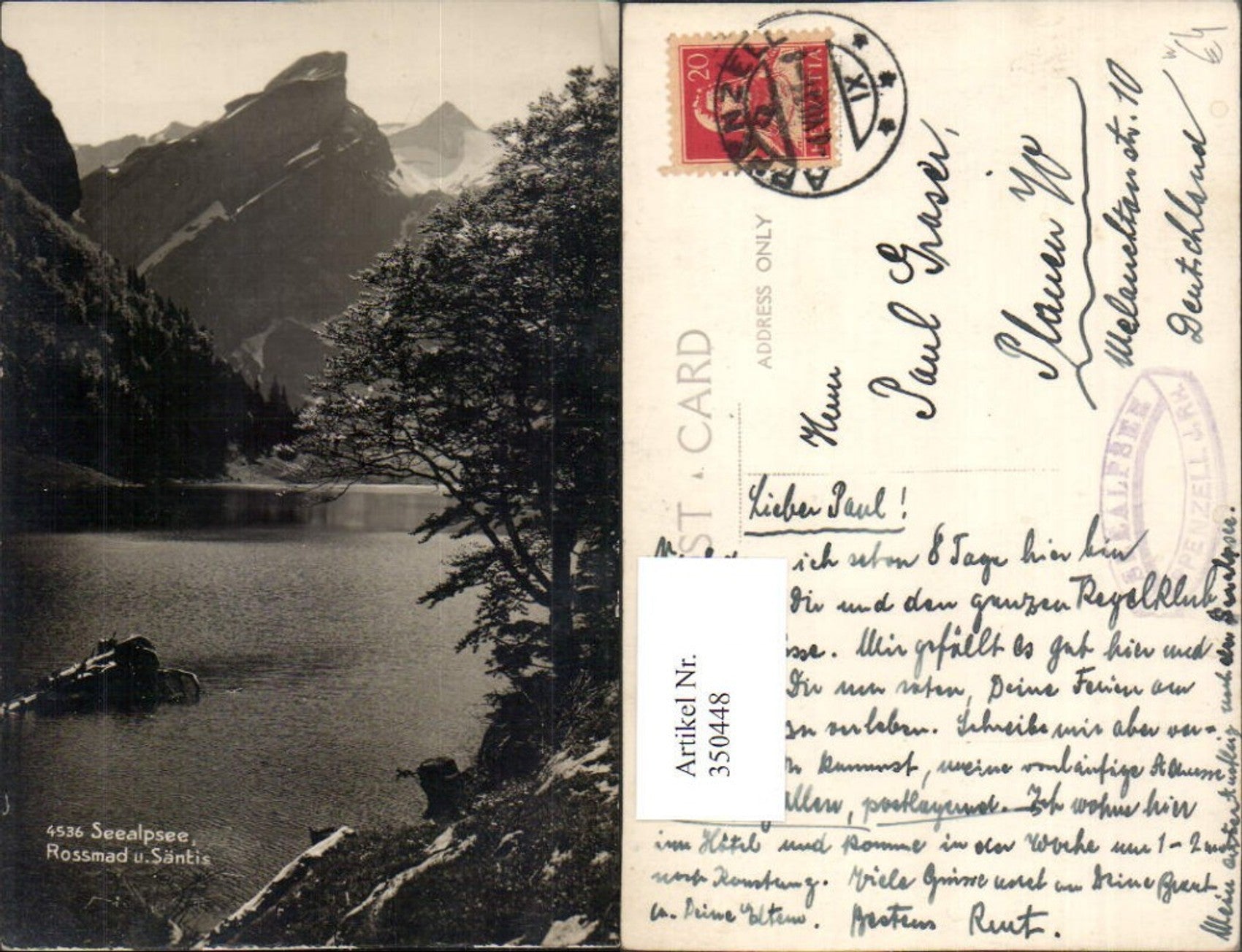 Alte Ansichtskarte – Old Postcard
