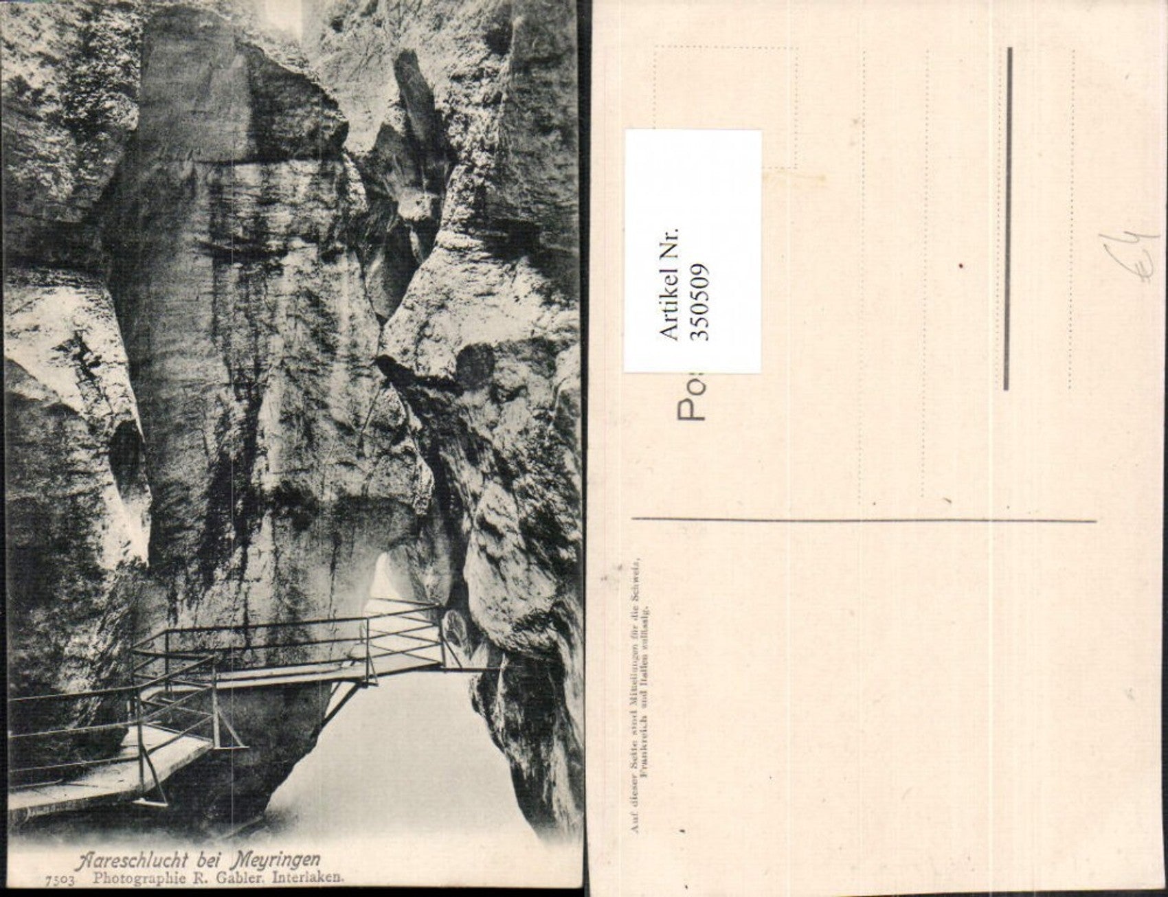 Alte Ansichtskarte – Old Postcard