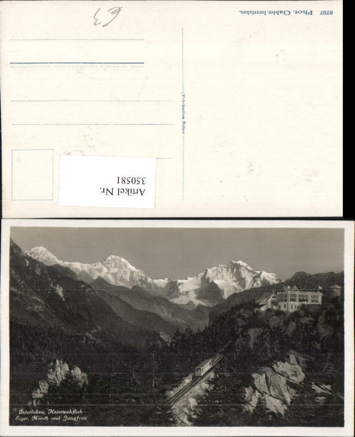 Alte Ansichtskarte – Old Postcard