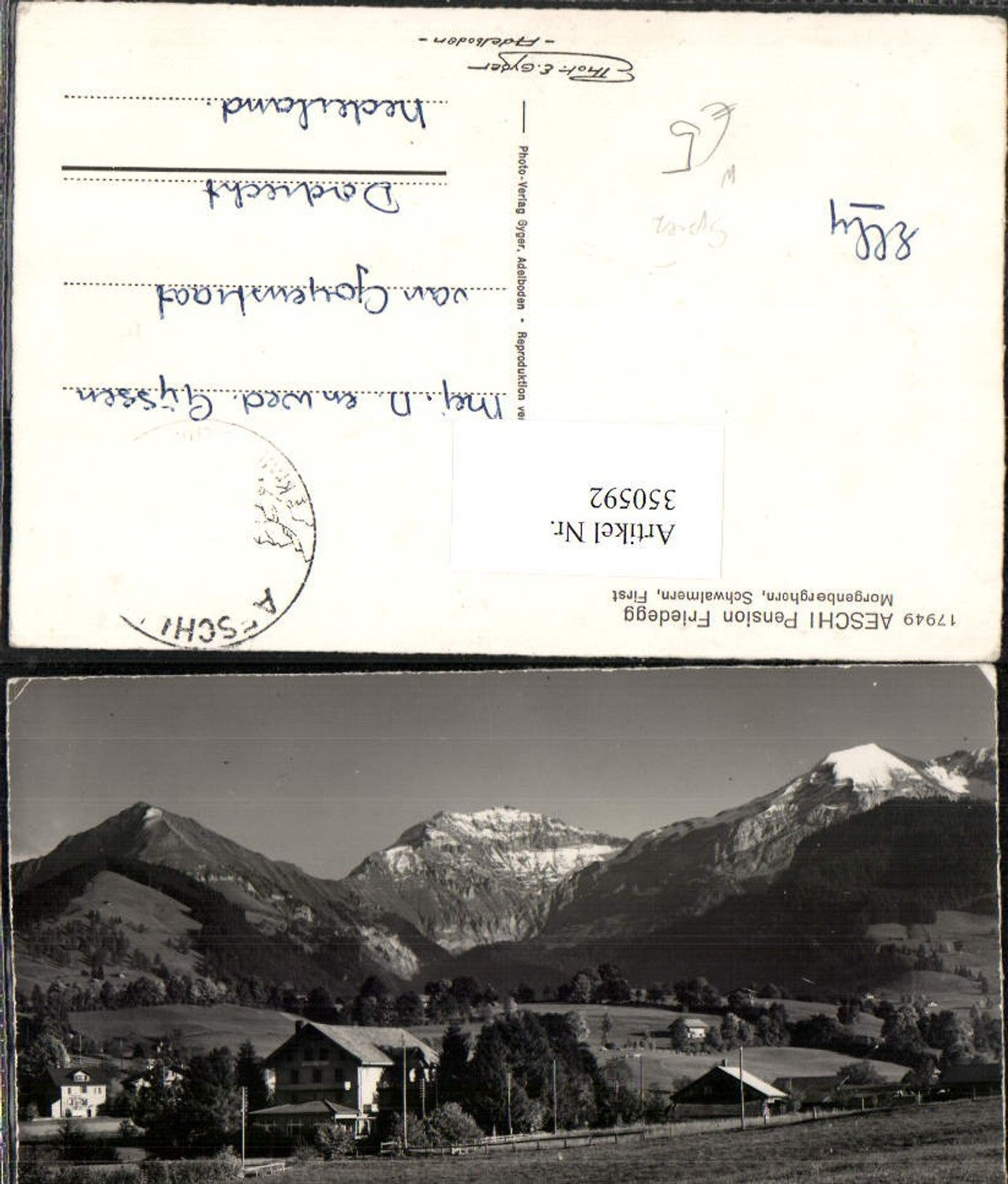 Alte Ansichtskarte – Old Postcard