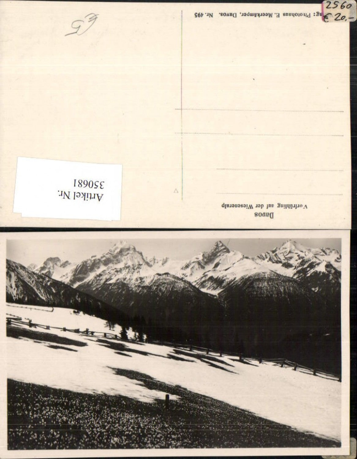 Alte Ansichtskarte – Old Postcard