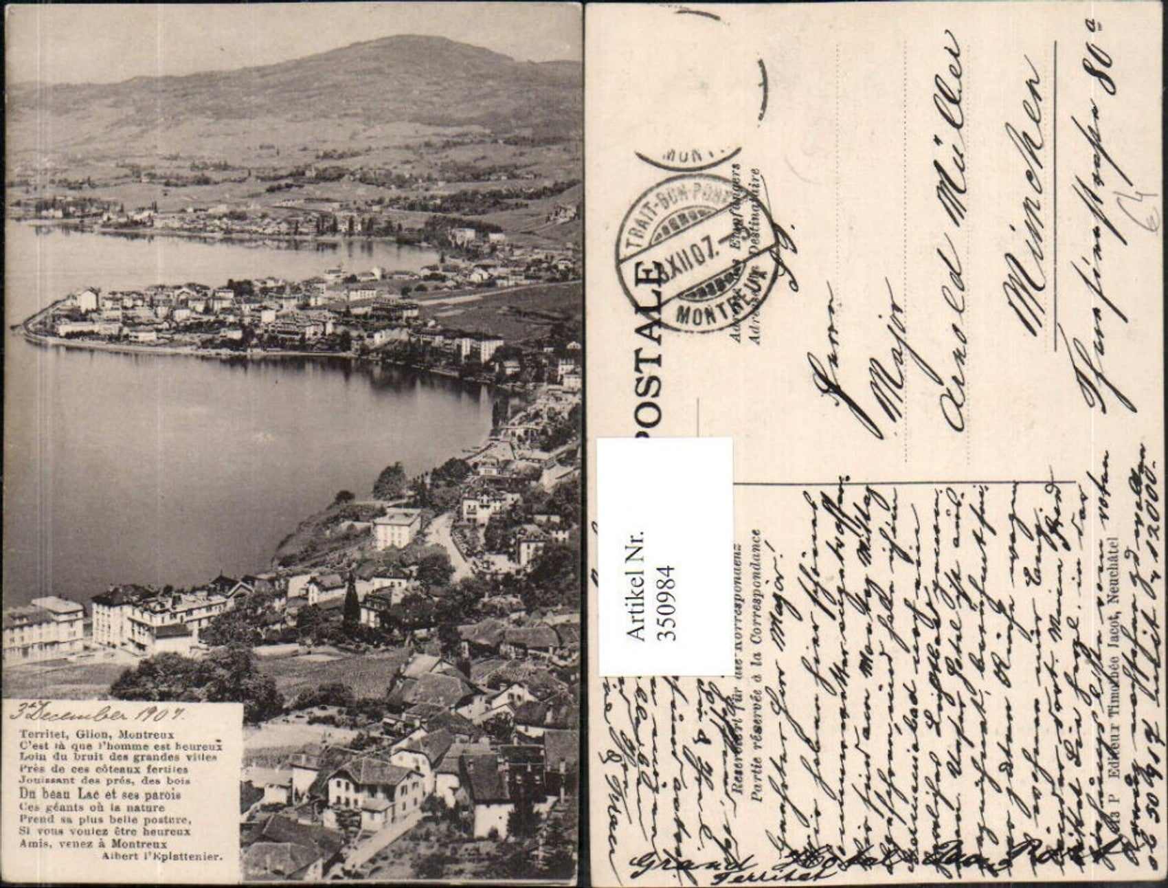 Alte Ansichtskarte – Old Postcard