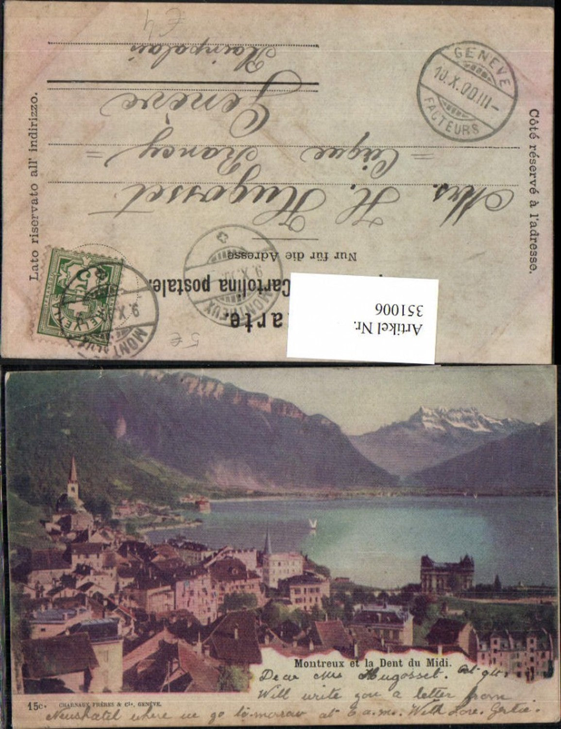 Alte Ansichtskarte – Old Postcard