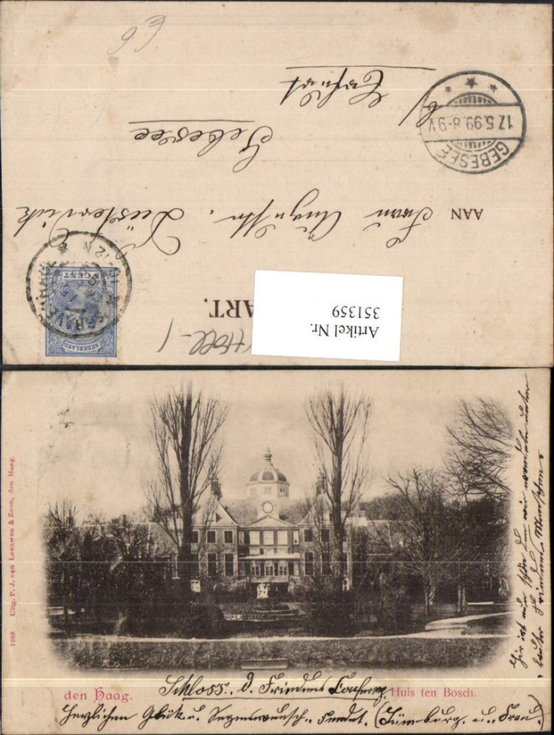 Alte Ansichtskarte – Old Postcard