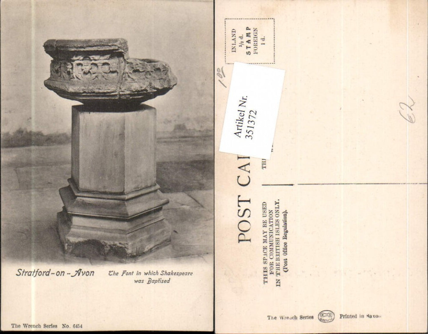 Alte Ansichtskarte – Old Postcard