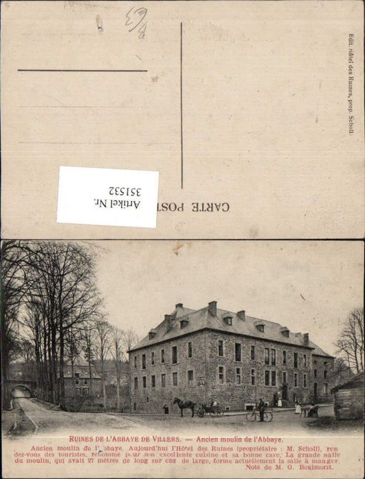 351532,Ruines de l'Abbaye de Villers building carriage
