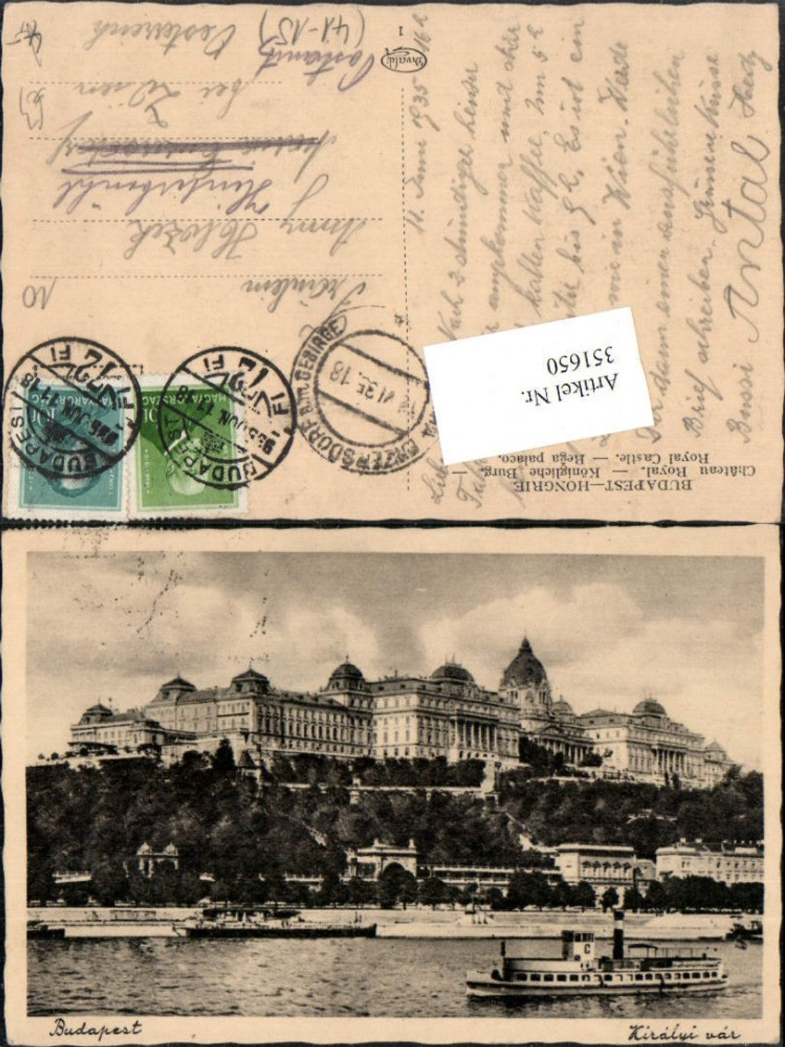 Alte Ansichtskarte – Old Postcard