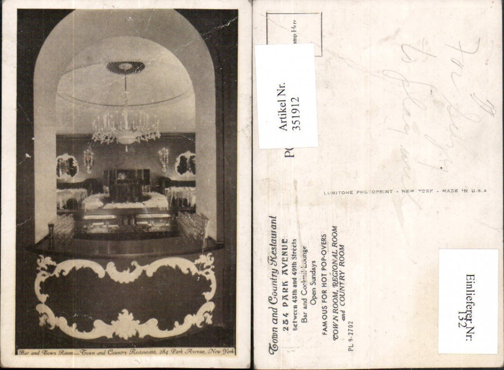 Alte Ansichtskarte – Old Postcard